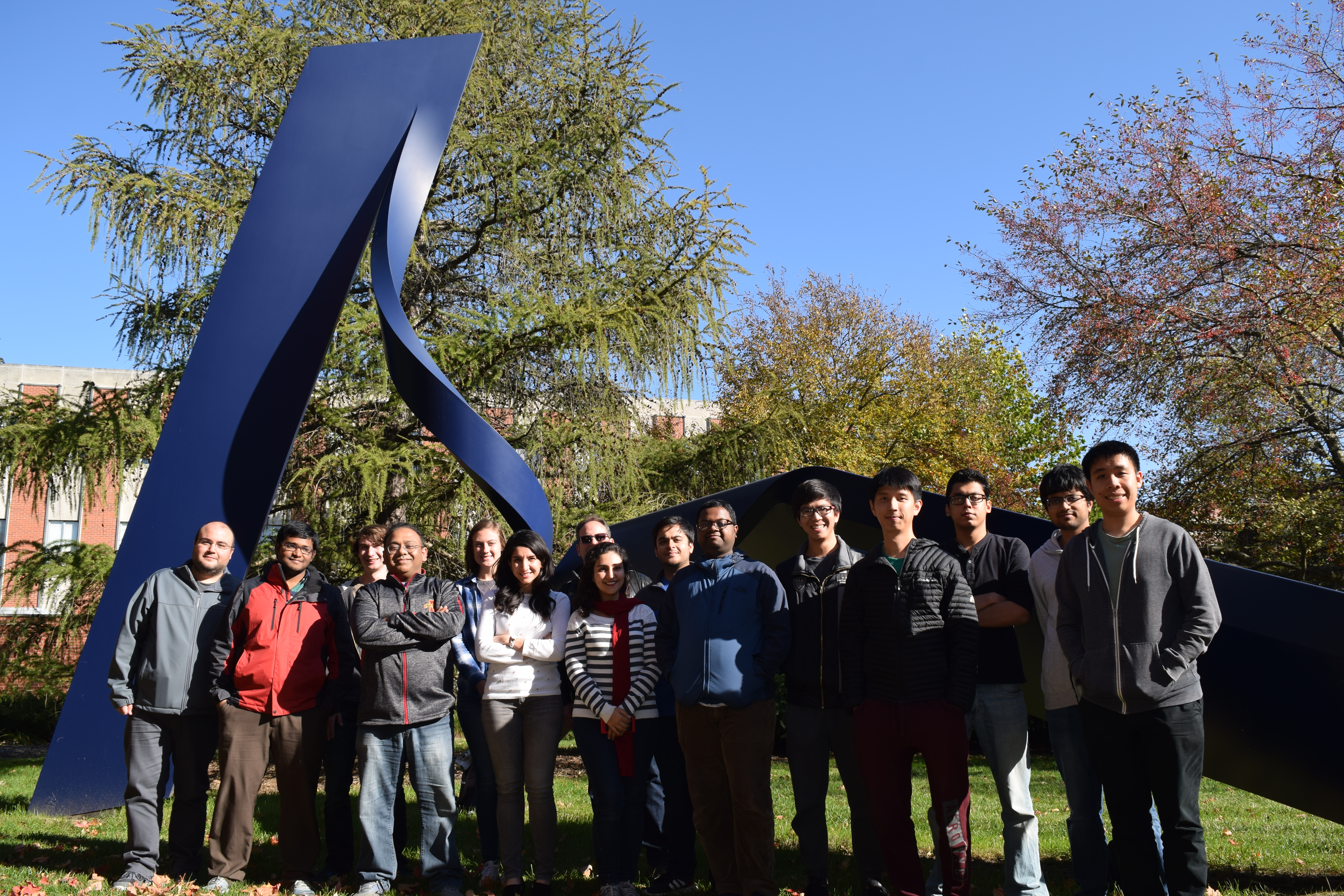 Lab group photo outdoors (home page section background)